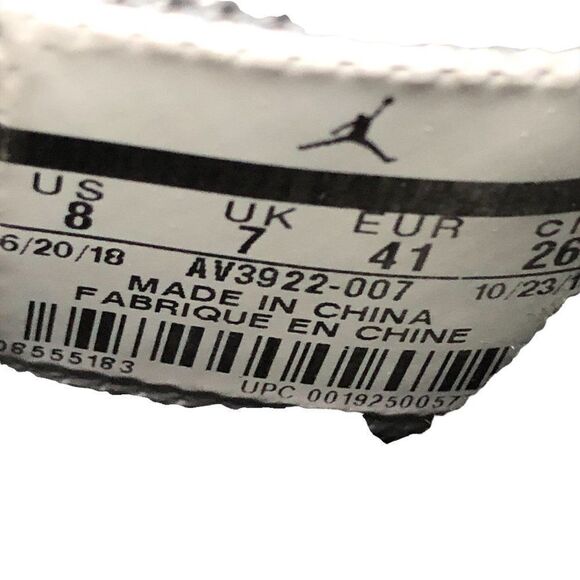 RARE 2018 Nike Air Jordan 1 Legacy 312 Black Gold Patent Size 8 - Picture 12 of 16